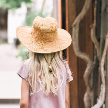 Cleo Wide Brim Fedora - Kids