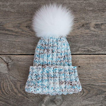 Knitting Pattern Melange Pure Wool Hat
