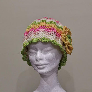 Vintage Look Flower Girl Hat