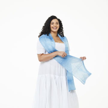 Bea Wrap in Rowan Kidsilk Haze Colour - ZB313-00002-DEP - Downloadable PDF