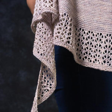Touch Of Lace Crescent Shawl
