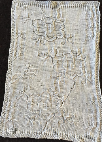 Nr. 576 – Blue Flower guest towel