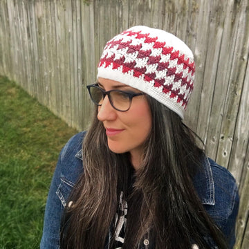 Floating Triangles Beanie