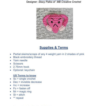 Uterus mini keychain