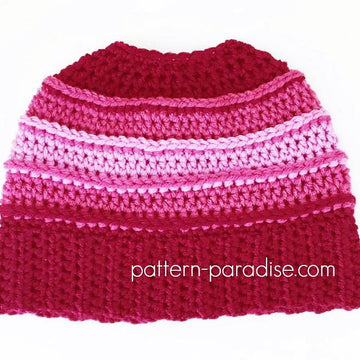 Be Mine Messy Bun Hat