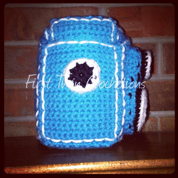 Vintage Camera Toy Crochet Pattern, camera amigurumi, camera toy, vintage camera, camera, photography, photo prop, crochet camera, pattern