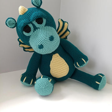 Crochet Amigurumi Snuff the Baby Dragon