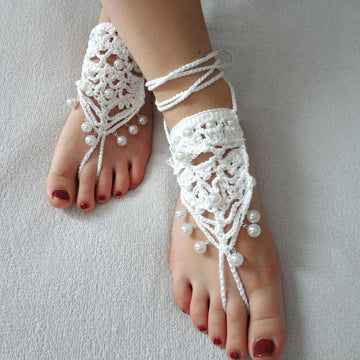 Lacy Bohemian Barefoot Sandals