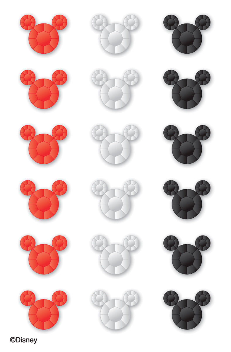 Jolees Disney Dimensional Stickers - Mickey Heads/Multicolor
