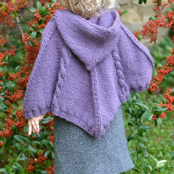 Baby 'Cabled Poncho'