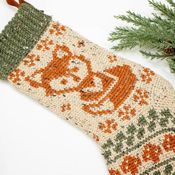 Woodland Fox Stocking