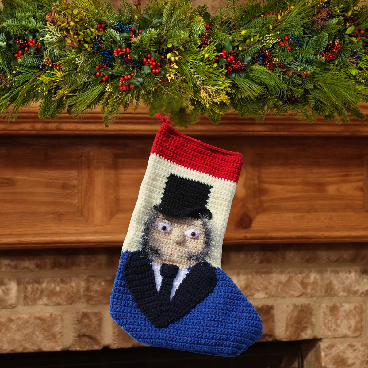 Scrooge Christmas Stocking
