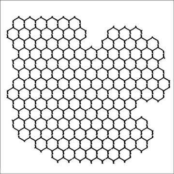 The Crafter's Workshop Crafter's Workshop Template 6"X6" - Chicken Wire Reversed