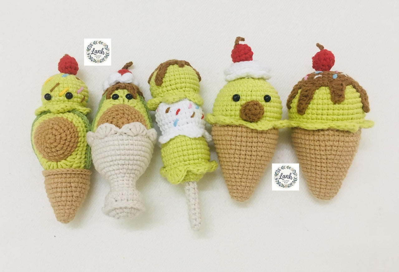 Avocado summer edition - Crochet pattern - PDF file- English
