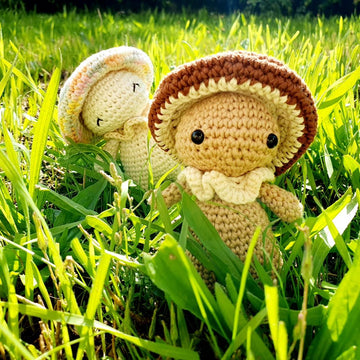 Quinn the little mushroom - critter stitch crochet pattern / amigurumi