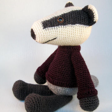 Blackberry the Badger Amigurumi