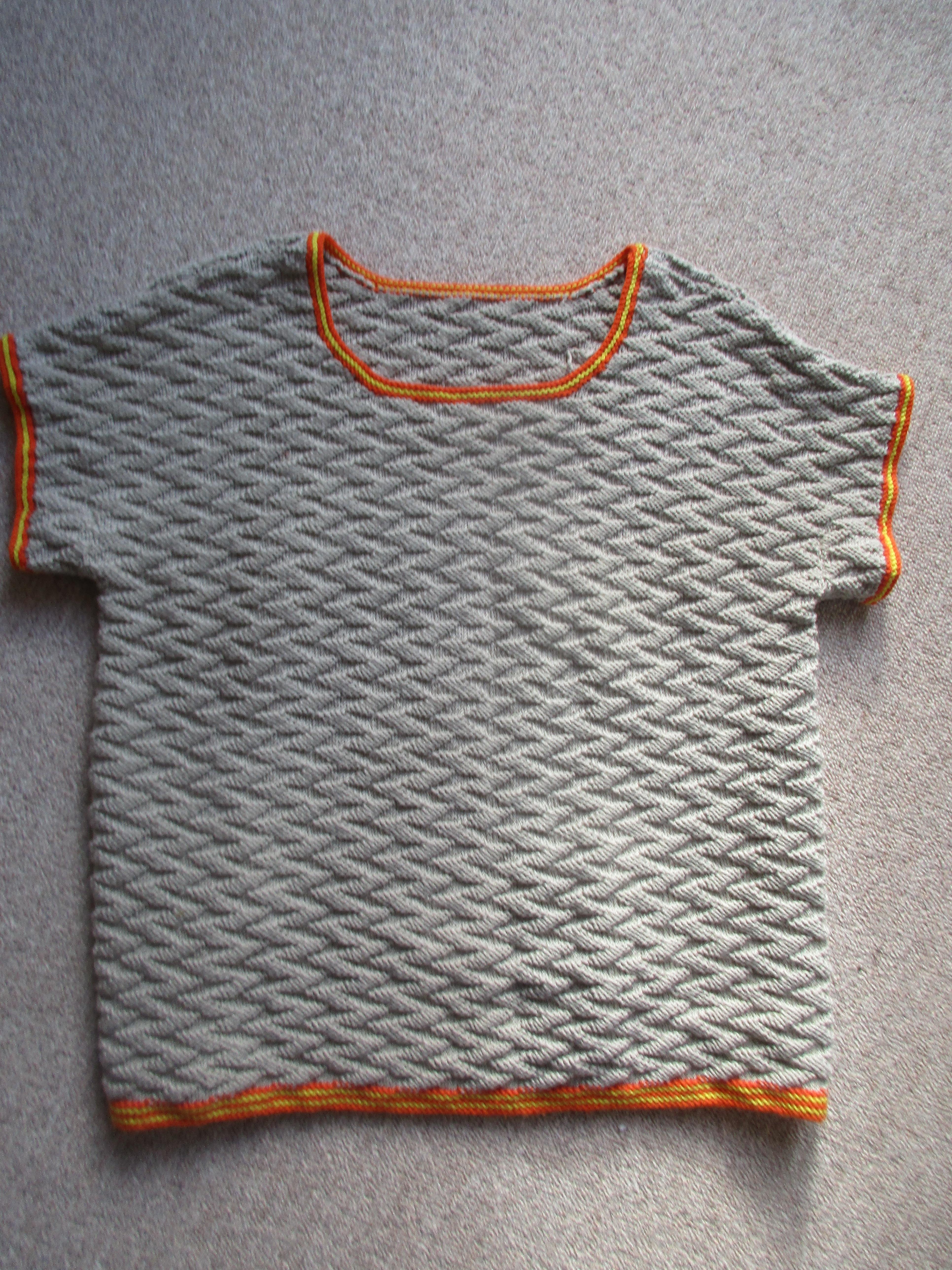 Texture and Stripe Tee