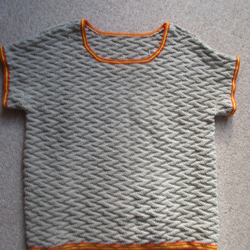Texture and Stripe Tee