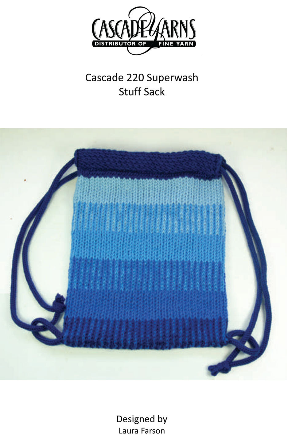 Boy's Stuff Sack in Cascade 220 Superwash - W275