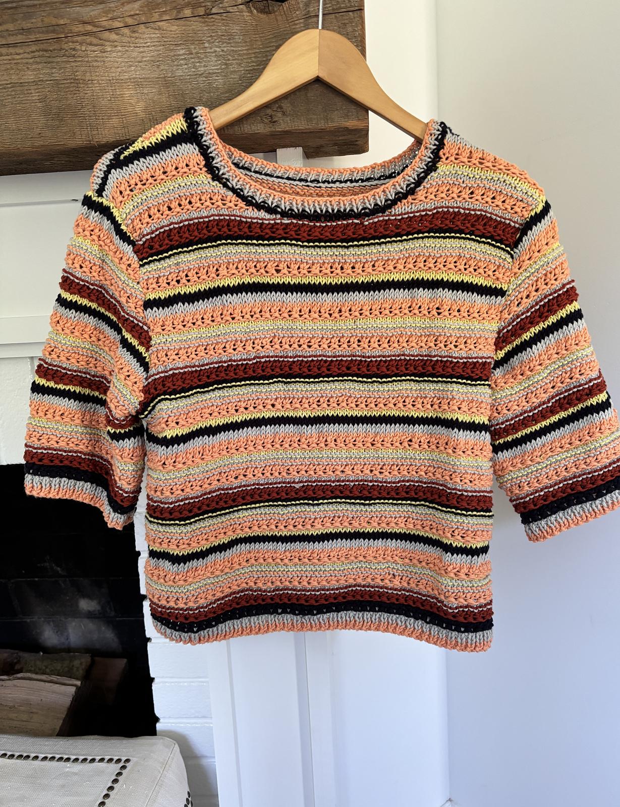 Short-Sleeve Cotton Knit Tee