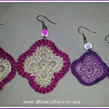Crochet Earrings Pattern Unique Handmade Jewelry