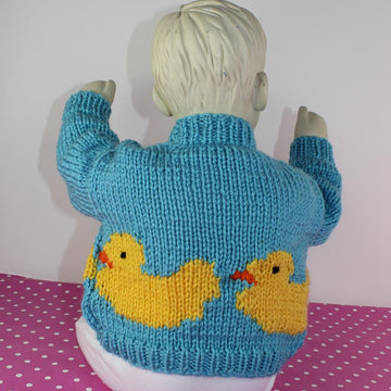 Baby and Toddler Chunky Rubber Duck Sweater