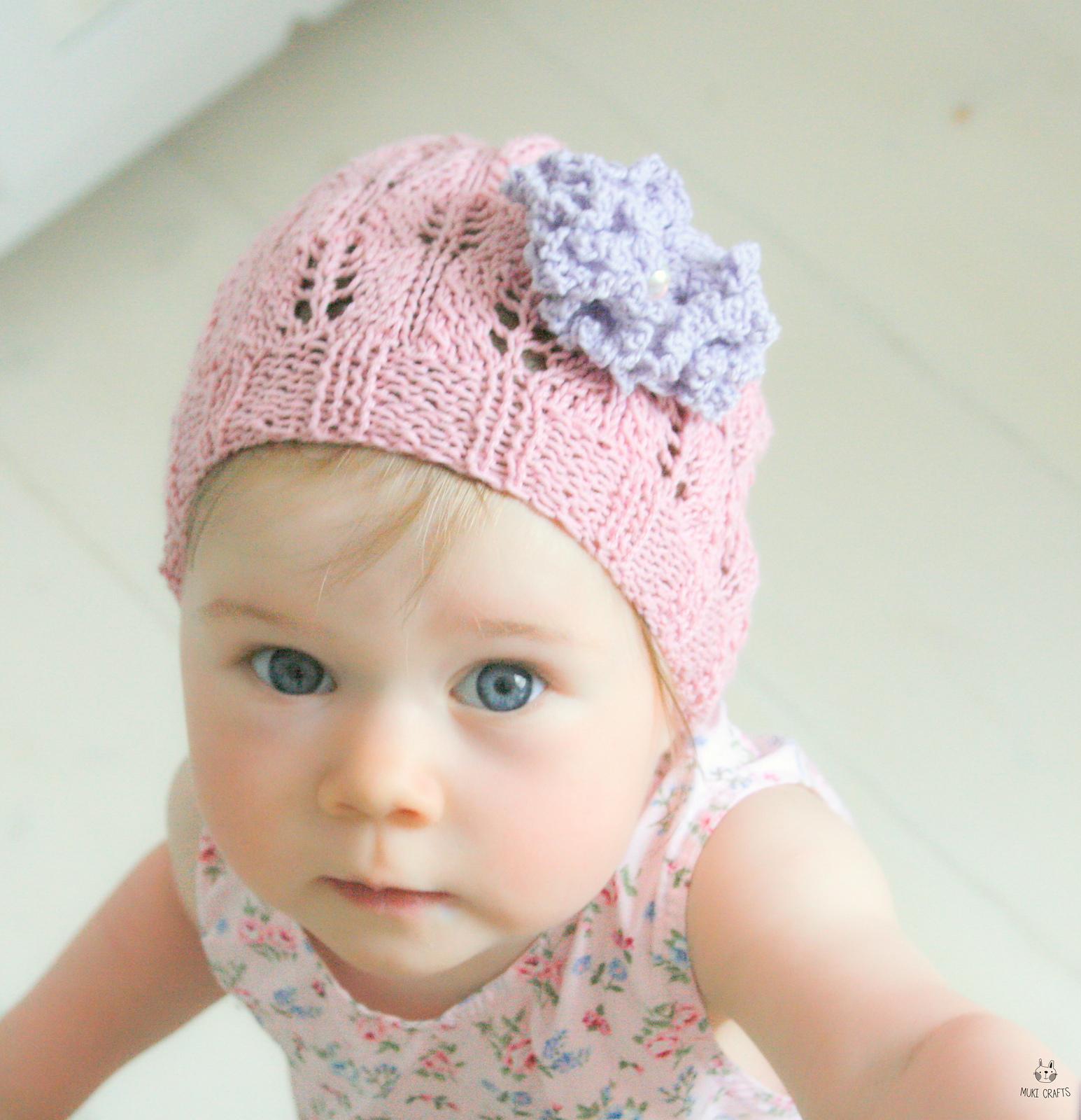 Carnation summer lace hat
