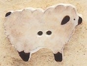 Mill Hill Button 43119 - Sheep