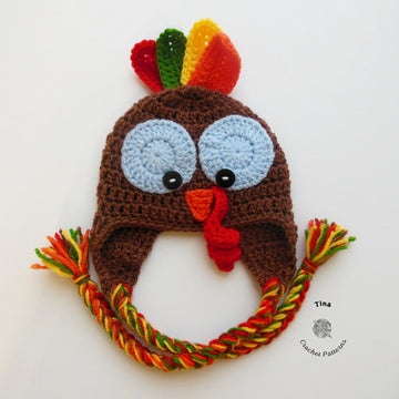 Turkey Baby Hat and Dress Outfit