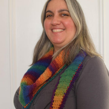 Rainbow After the Storm Shawlette
