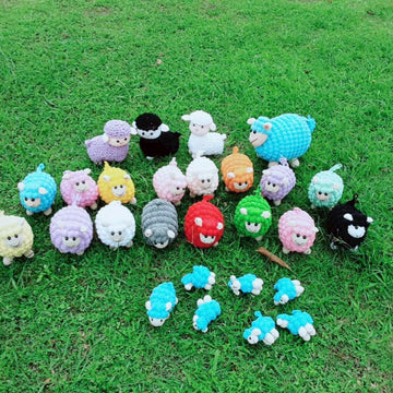 Sheep family-Crochet pattern- PDF file- English