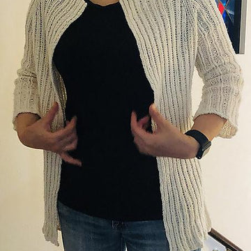 Light linen cardigan