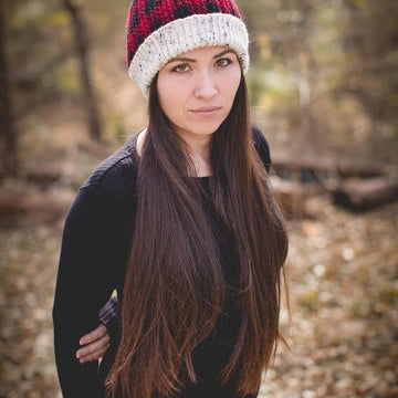 Love My Buffalo Plaid Slouch