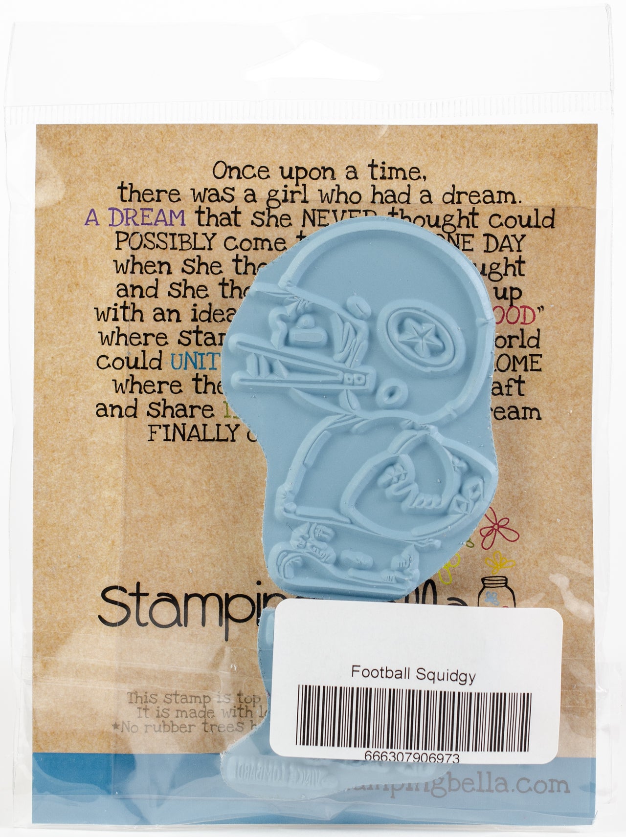 Stamping Bella Cling Stamps - Football Squidgy