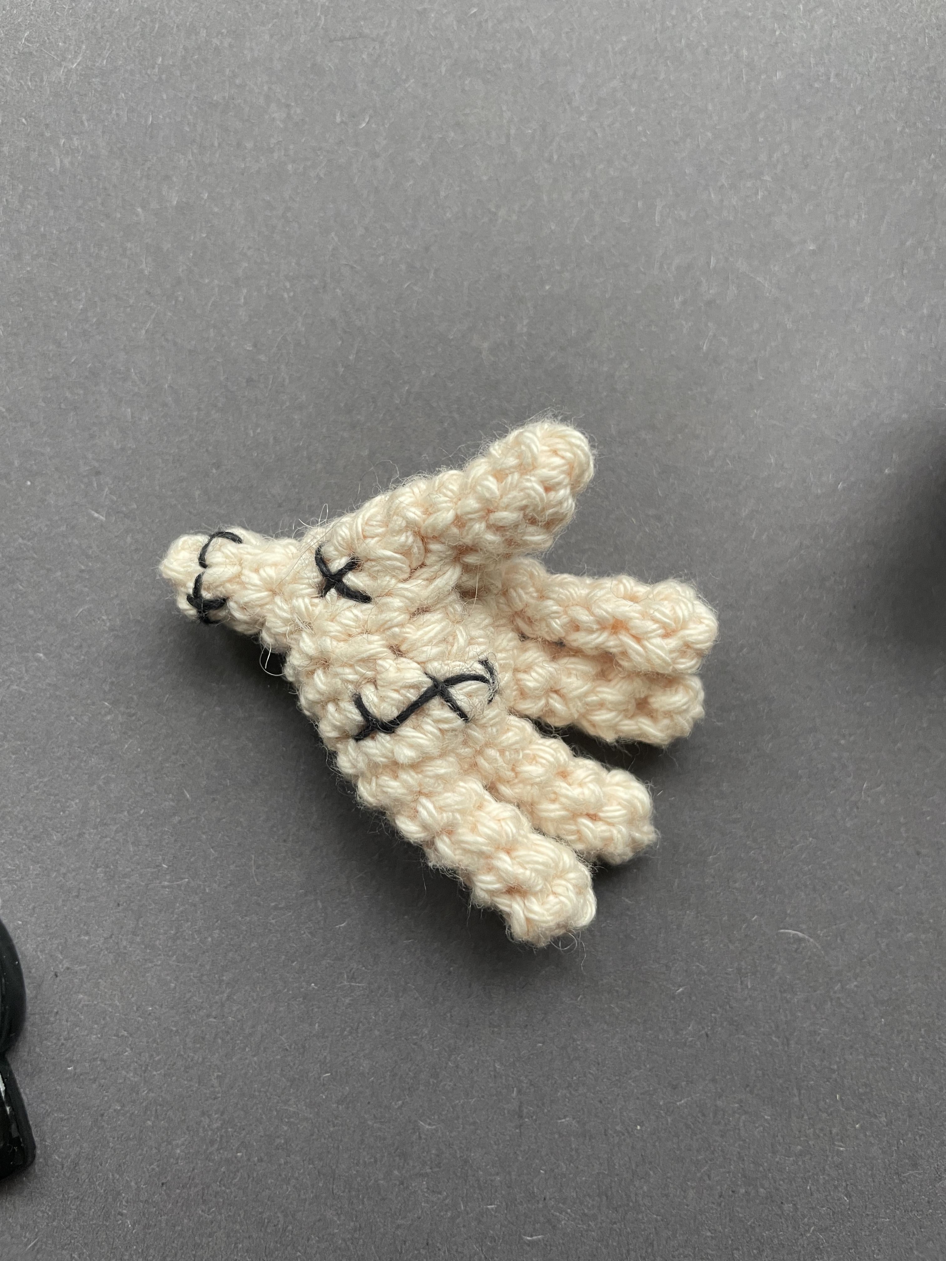 Wednesday amigurumi doll
