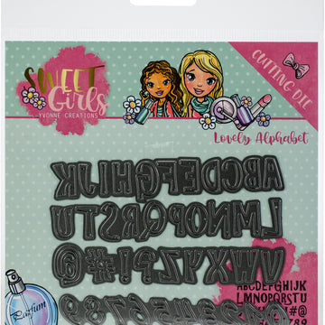 Find It Trading Yvonne Creations Die - Lovely Alphabet, Sweet Girls