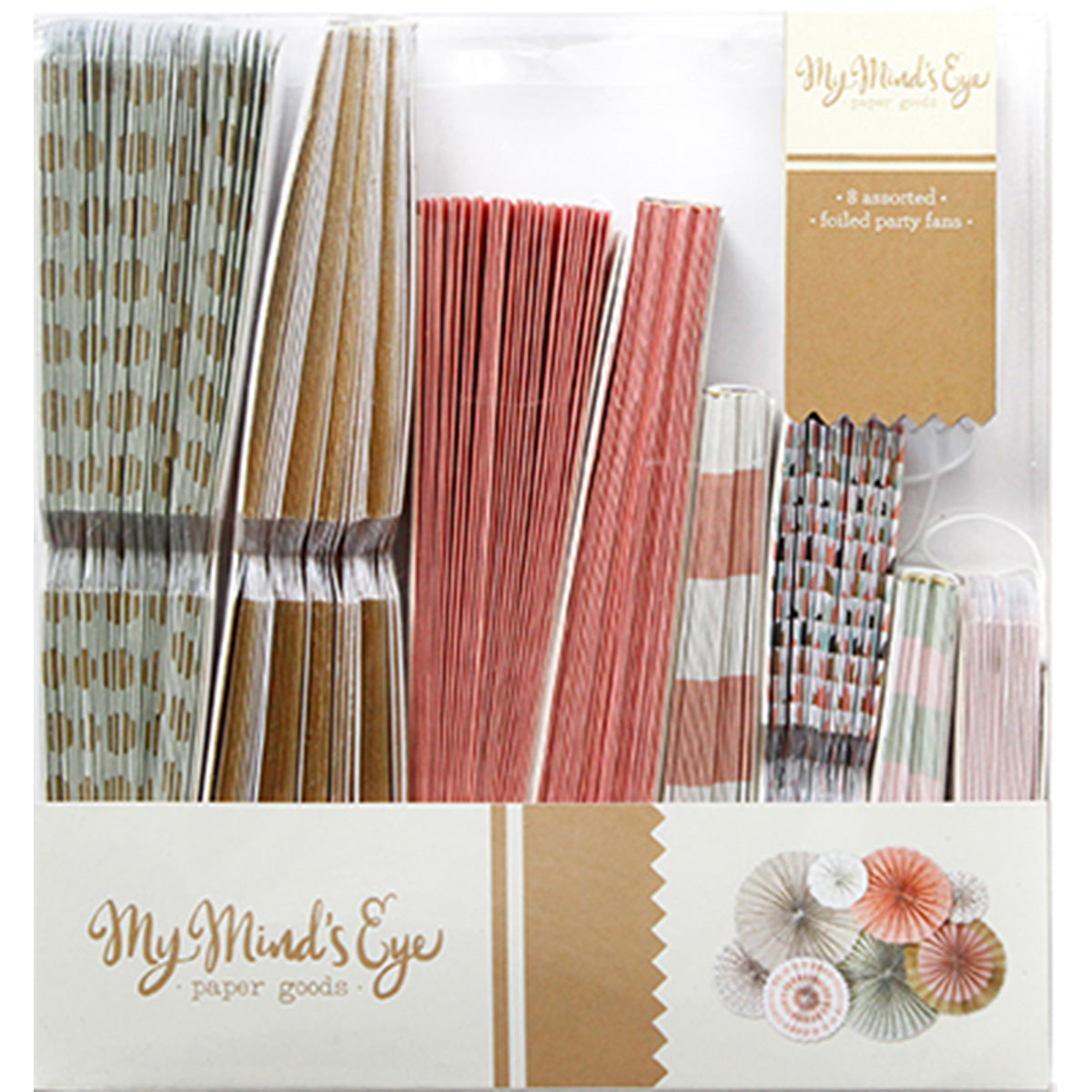 My Mind's Eye Trend Party Fans 8/Pkg - 367898