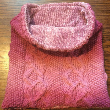 COZY double layered cowl