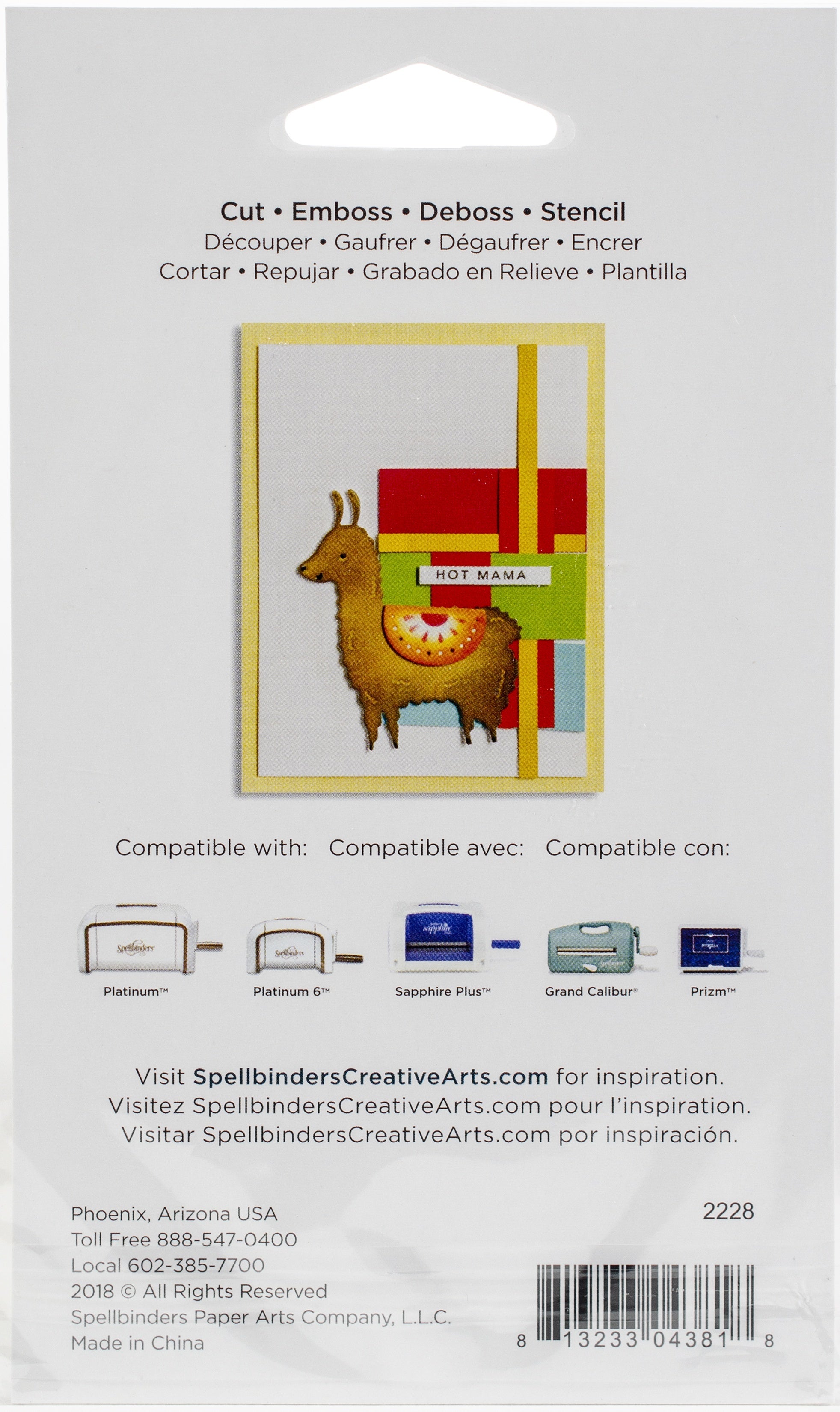 Spellbinders Indie Line Shapeabilities Dies - Happy Llama
