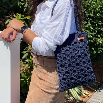 Blue Dahlia Bag