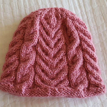 Becky - 12ply Cable Beanie