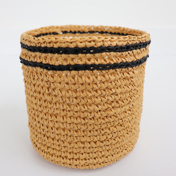 Raffia Flower Pot Sleeve