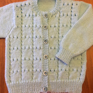Windowpane Flowers Cardigan