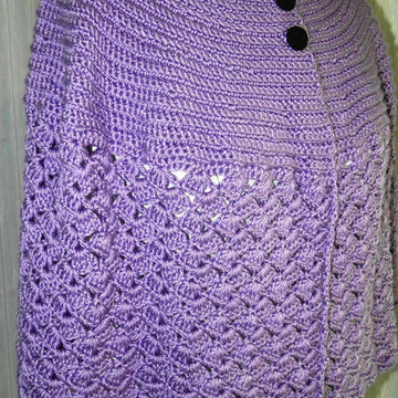 Off set shell cape