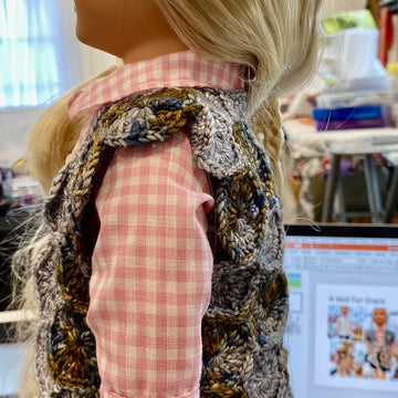 Grace a 18" doll vest