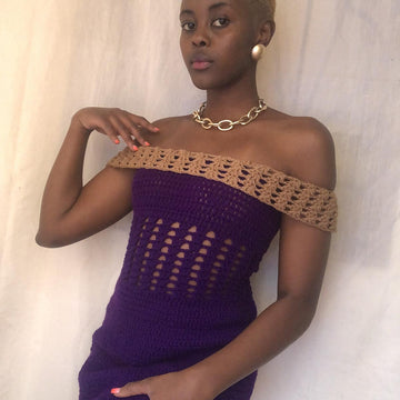 Simple Off-shoulder Dress Pattern