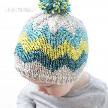Zig Zag Chevron Hat