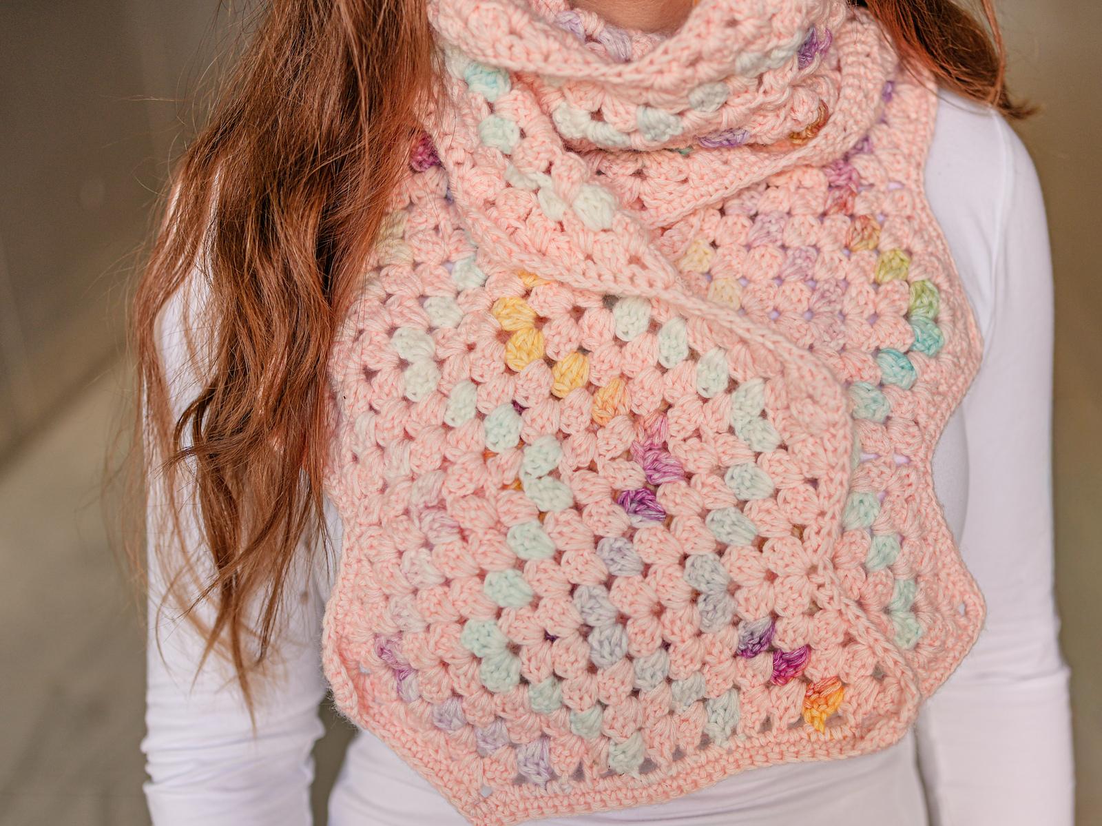 Zigzag scarf "Cozy moments"