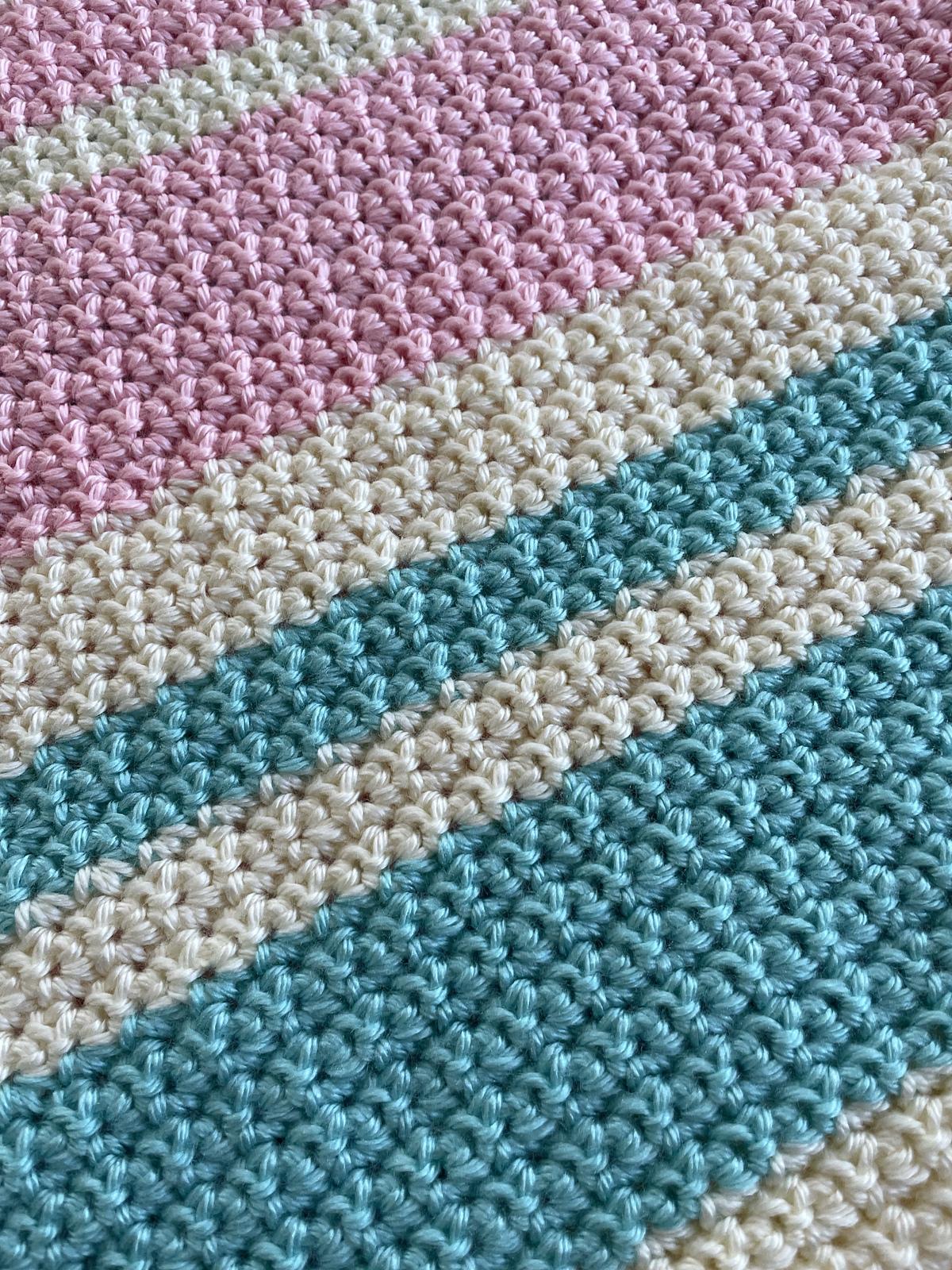 Pastel Stripes Baby Blanket
