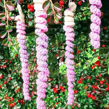 Crochet Wisteria  Flower Curls